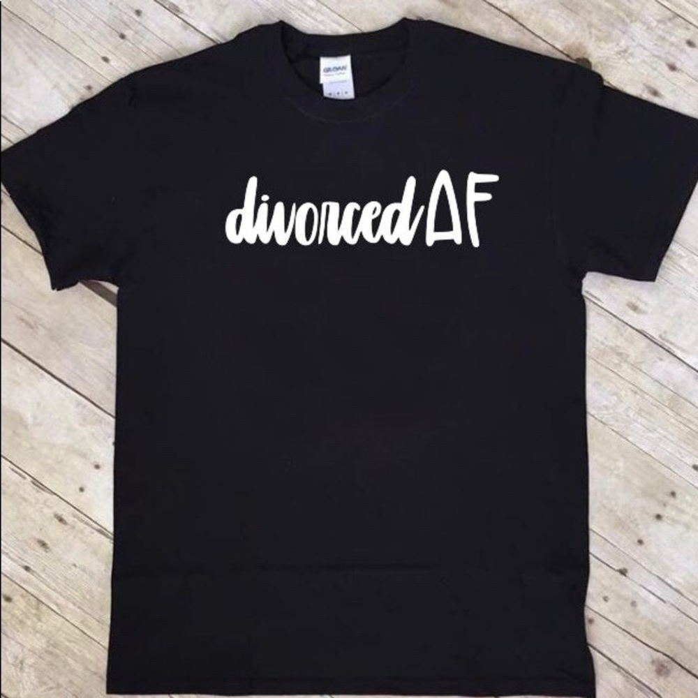 Divorced af custom unisex T-shirt